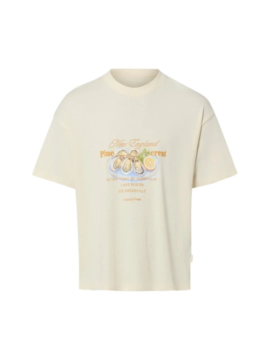 Zdjęcie produktu Jack & Jones Koszulka - JORmaine Mężczyźni Bawełna (100%) beżowy