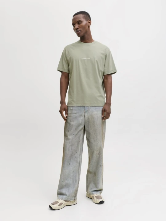 Zdjęcie produktu Jack & Jones Koszulka - JORNorrebro Mężczyźni Bawełna zielony