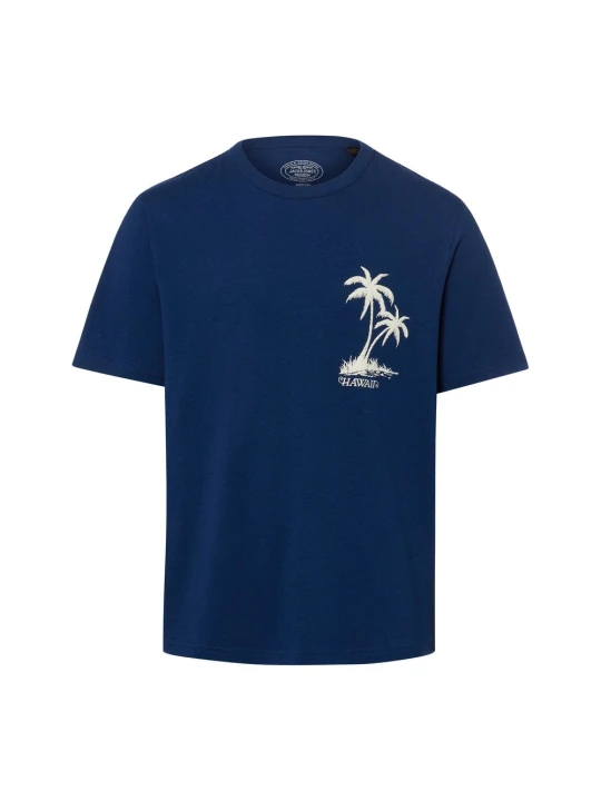 Zdjęcie produktu Jack & Jones Koszulka - JPRBluocean Mężczyźni Bawełna niebieski | wielokolorowy