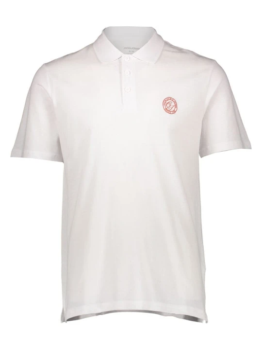 Zdjęcie produktu Jack & Jones Koszulka polo "Alliance" w kolorze białym rozmiar: S