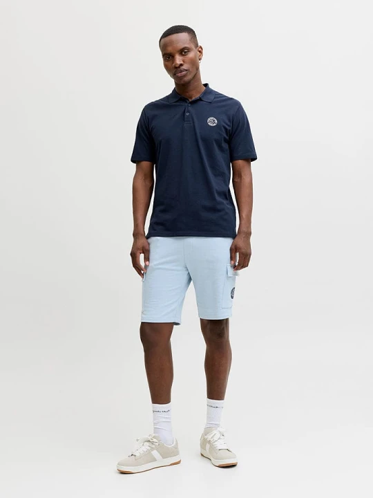 Zdjęcie produktu Jack & Jones Koszulka polo "Alliance" w kolorze granatowym rozmiar: L