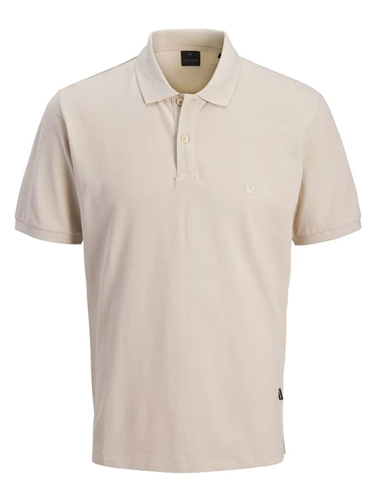 Zdjęcie produktu Jack & Jones Koszulka polo "Blaweston" w kolorze beżowym rozmiar: L