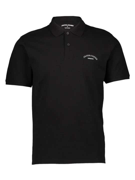 Zdjęcie produktu Jack & Jones Koszulka polo "College" w kolorze czarnym rozmiar: M