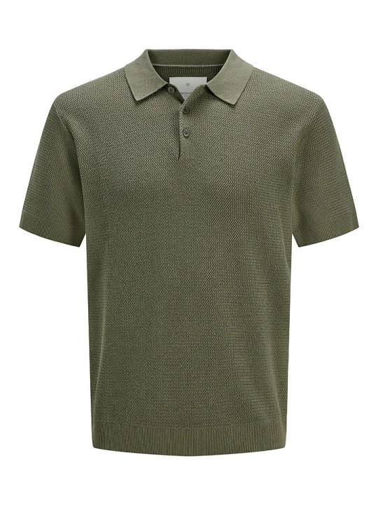 Zdjęcie produktu Jack & Jones Koszulka polo "Cooper" w kolorze khaki rozmiar: M