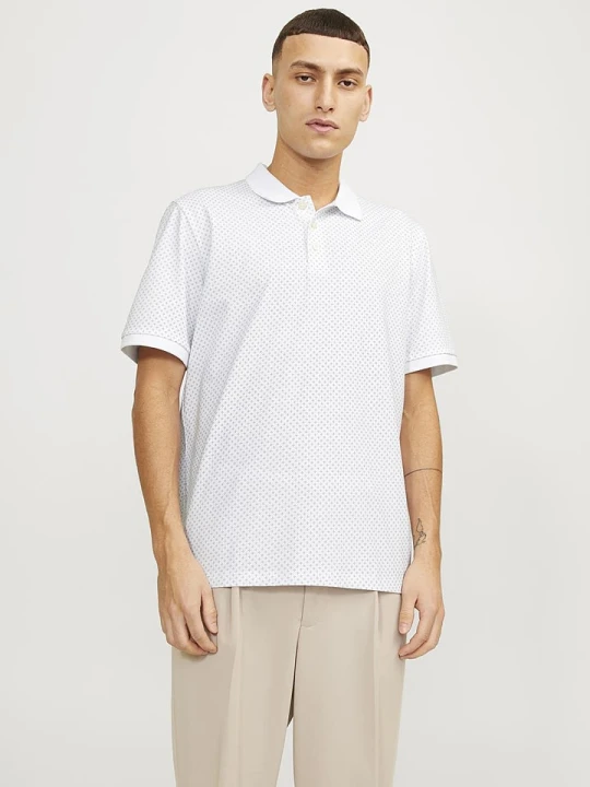 Zdjęcie produktu Jack & Jones Koszulka polo w kolorze białym rozmiar: L