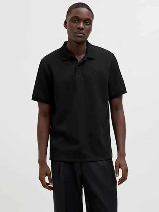 Zdjęcie produktu Jack & Jones Koszulka polo w kolorze czarnym rozmiar: M