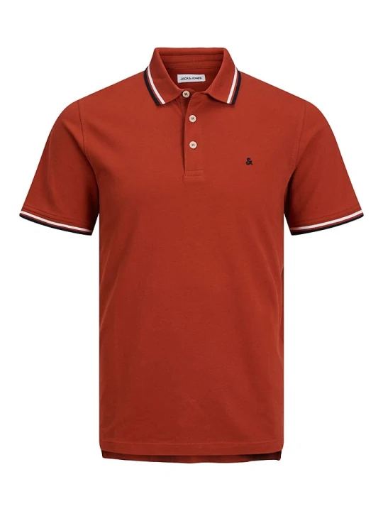 Zdjęcie produktu Jack & Jones Koszulka polo w kolorze czerwonym rozmiar: M
