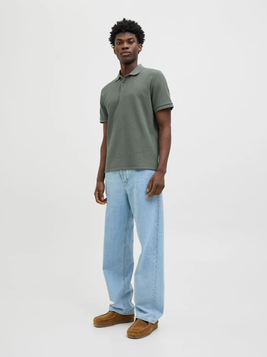 Zdjęcie produktu Jack & Jones Koszulka polo w kolorze khaki rozmiar: M