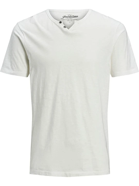Zdjęcie produktu Jack & Jones Koszulka "Split" w kolorze kremowym rozmiar: L