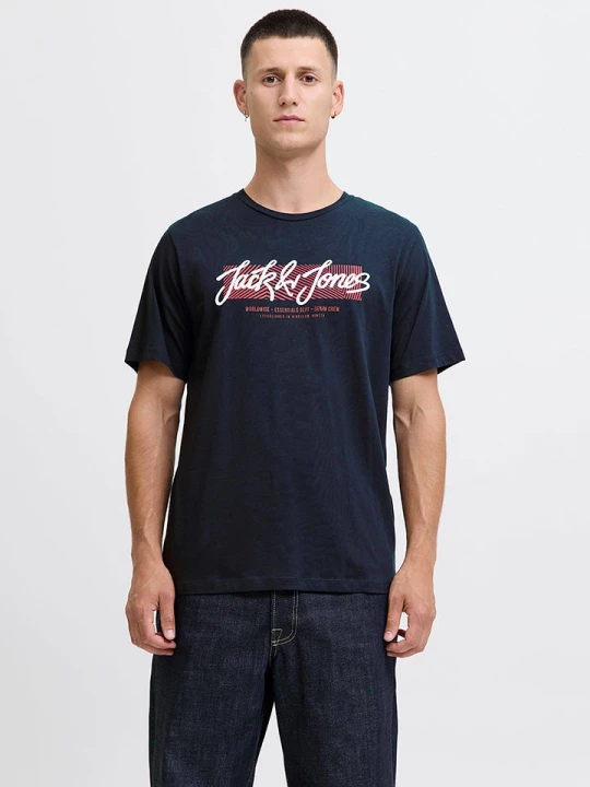 Zdjęcie produktu Jack & Jones Koszulka "Urban" w kolorze granatowym rozmiar: S