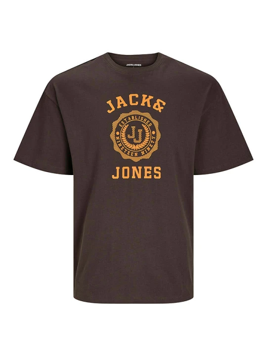 Zdjęcie produktu Jack & Jones Koszulka "Victo" w kolorze brązowym rozmiar: XL