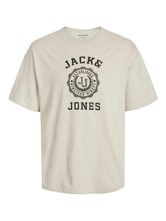 Zdjęcie produktu Jack & Jones Koszulka "Victo" w kolorze kremowym rozmiar: M
