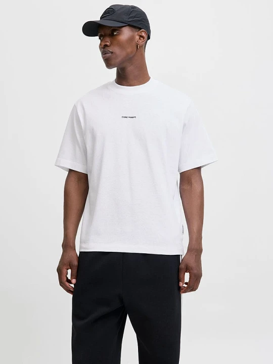 Zdjęcie produktu Jack & Jones Koszulka w kolorze białym rozmiar: M