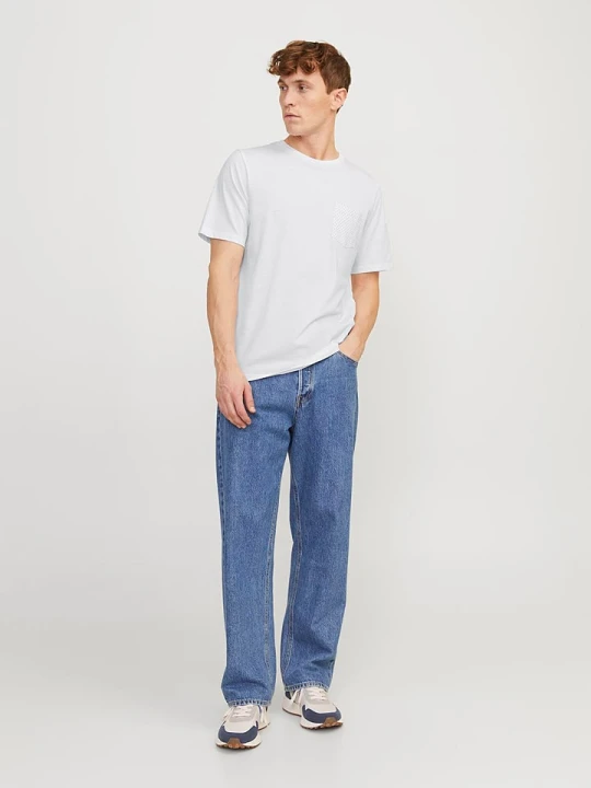 Zdjęcie produktu Jack & Jones Koszulka w kolorze białym rozmiar: M