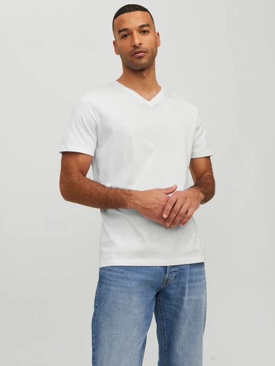 Zdjęcie produktu Jack & Jones Koszulka w kolorze białym rozmiar: S