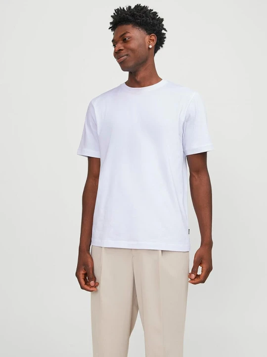 Zdjęcie produktu Jack & Jones Koszulka w kolorze białym rozmiar: S