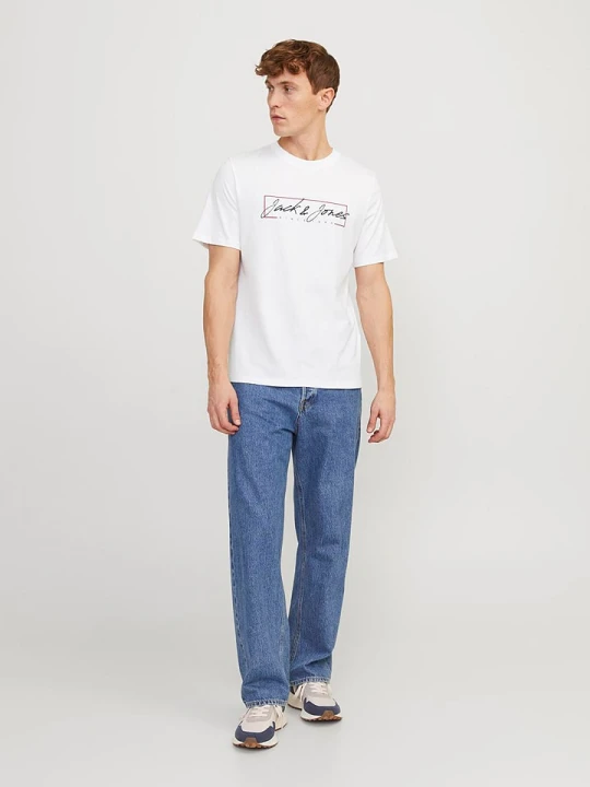 Zdjęcie produktu Jack & Jones Koszulka w kolorze białym rozmiar: S