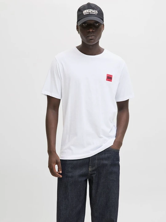 Zdjęcie produktu Jack & Jones Koszulka w kolorze białym rozmiar: XXL