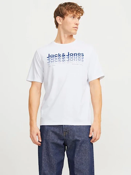 Zdjęcie produktu Jack & Jones Koszulka w kolorze białym rozmiar: M
