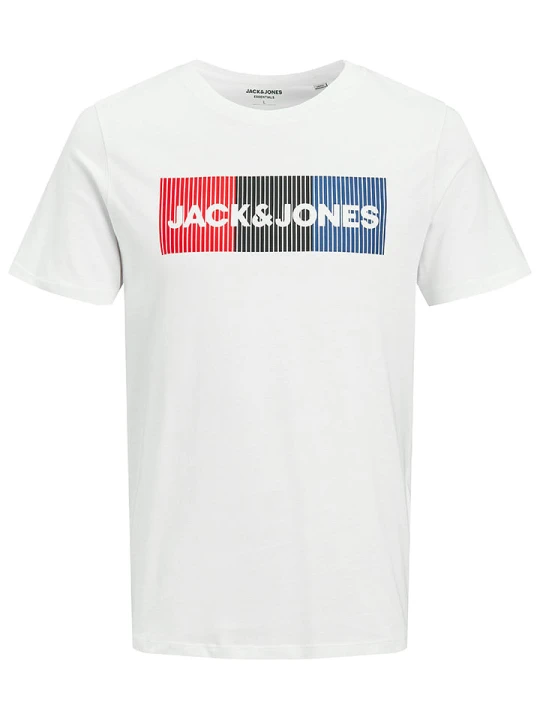 Zdjęcie produktu Jack & Jones Koszulka w kolorze białym rozmiar: L