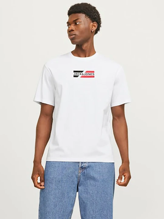 Zdjęcie produktu Jack & Jones Koszulka w kolorze białym rozmiar: S