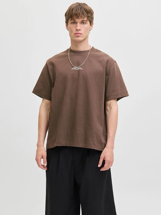 Zdjęcie produktu Jack & Jones Koszulka w kolorze brązowym rozmiar: XL