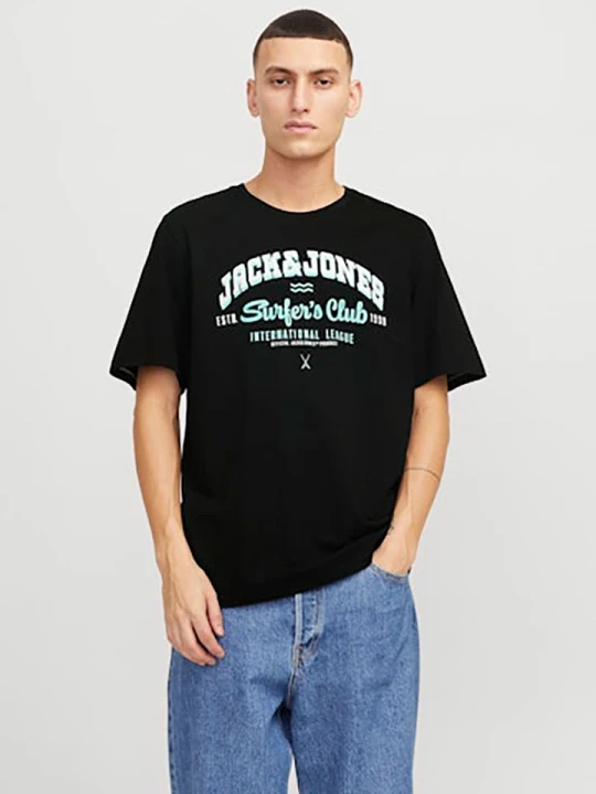 Zdjęcie produktu Jack & Jones Koszulka w kolorze czarnym rozmiar: S