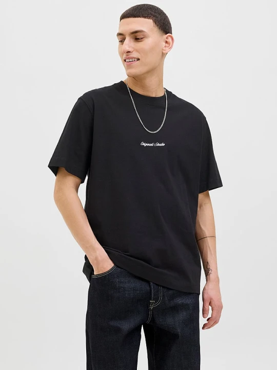 Zdjęcie produktu Jack & Jones Koszulka w kolorze czarnym rozmiar: XL
