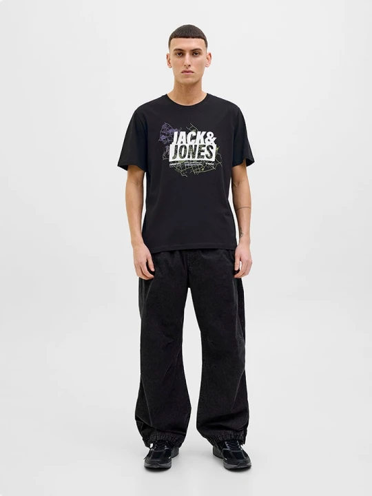 Zdjęcie produktu Jack & Jones Koszulka w kolorze czarnym rozmiar: L