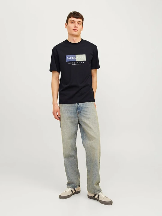 Zdjęcie produktu Jack & Jones Koszulka w kolorze czarnym rozmiar: L