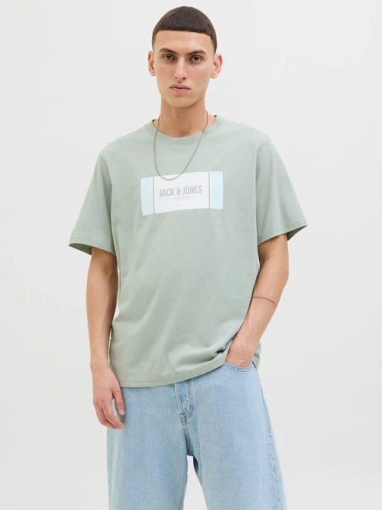 Zdjęcie produktu Jack & Jones Koszulka w kolorze jasnozielonym rozmiar: XL