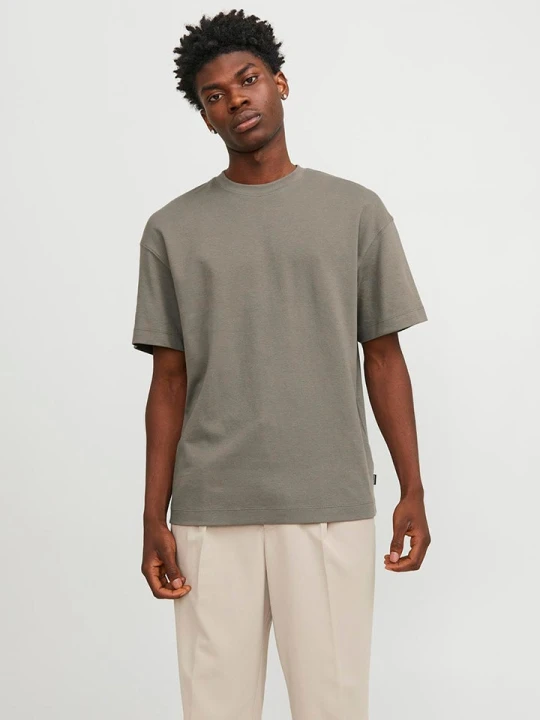 Zdjęcie produktu Jack & Jones Koszulka w kolorze khaki rozmiar: XXL