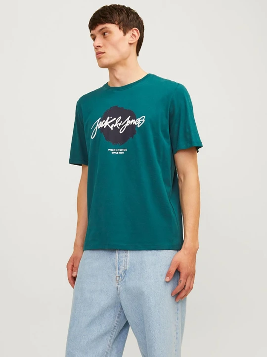 Zdjęcie produktu Jack & Jones Koszulka w kolorze morskim rozmiar: XL