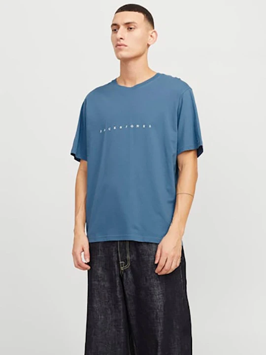 Zdjęcie produktu Jack & Jones Koszulka w kolorze niebieskim rozmiar: S