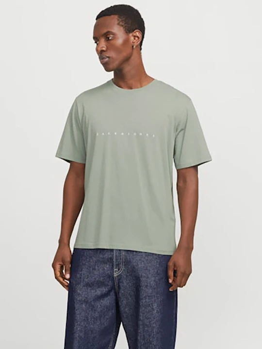 Zdjęcie produktu Jack & Jones Koszulka w kolorze zielonym rozmiar: L