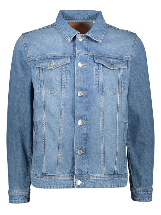 Zdjęcie produktu Jack & Jones Kurtka dżinsowa "Jean" w kolorze błękitnym rozmiar: L