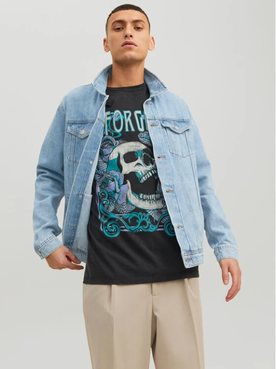 Zdjęcie produktu Jack & Jones Kurtka jeansowa Jean 12223612 Niebieski Regular Fit