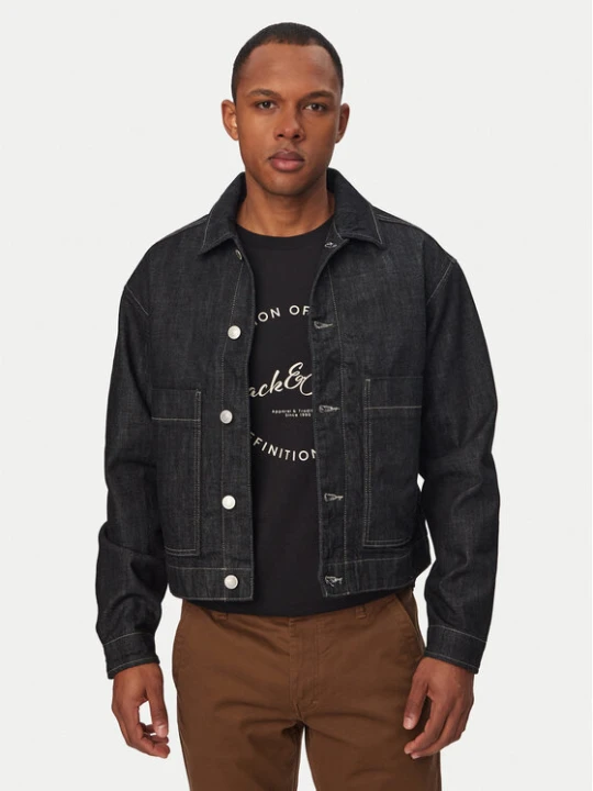 Zdjęcie produktu Jack & Jones Kurtka jeansowa Lloyd 12291530 Granatowy Regular Fit