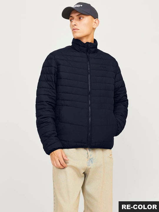 Zdjęcie produktu Jack & Jones Kurtka pikowana w kolorze granatowym rozmiar: M