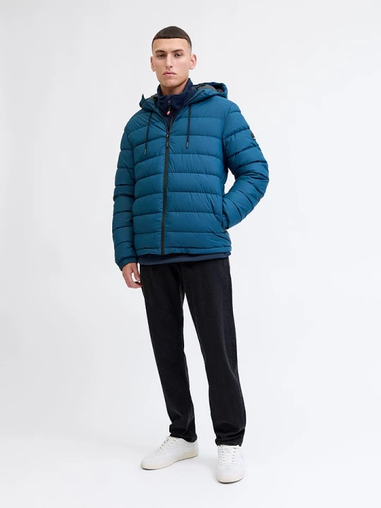 Zdjęcie produktu Jack & Jones Kurtka pikowana w kolorze niebieskim rozmiar: L