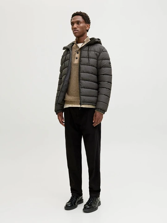 Zdjęcie produktu Jack & Jones Kurtka pikowana w kolorze szarym rozmiar: L