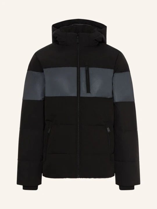 Zdjęcie produktu Jack&Jones Kurtka Pikowana Z Odpinanym Kapturem schwarz