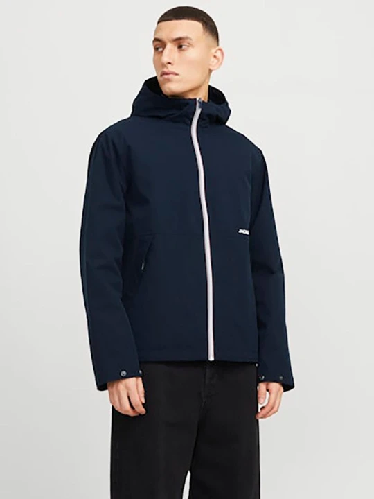 Zdjęcie produktu Jack & Jones Kurtka przejściowa w kolorze granatowym rozmiar: L