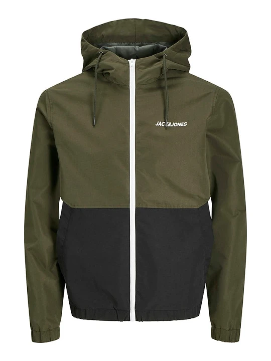 Zdjęcie produktu Jack & Jones Kurtka przejściowa w kolorze oliwkowo-czarnym rozmiar: S