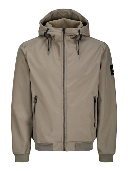 Zdjęcie produktu Jack & Jones Kurtka softshellowa w kolorze beżowym rozmiar: L
