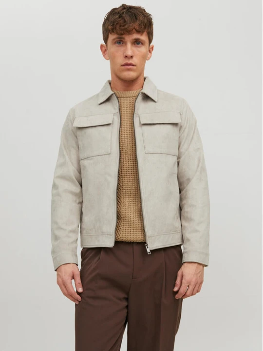 Zdjęcie produktu Jack & Jones Kurtka z imitacji skóry Payton 12213082 Beżowy Regular Fit