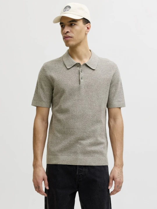 Zdjęcie produktu Jack & Jones koszulka polo - JPRBluriley Mężczyźni Bawełna (100%) brązowy