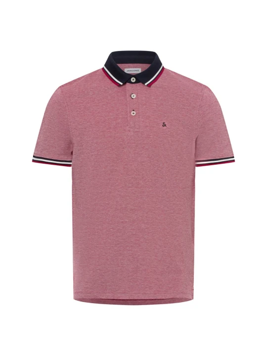 Zdjęcie produktu Jack & Jones koszulka polo Mężczyźni Bawełna czerwony