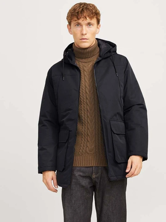 Zdjęcie produktu Jack & Jones Parka w kolorze czarnym rozmiar: L