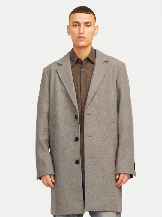 Zdjęcie produktu Jack & Jones Płaszcz wełniany Harris 12263845 Beżowy Regular Fit